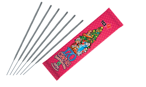  Бенгальские свечи 6 шт 170 мм в пакете  в Буйнакске